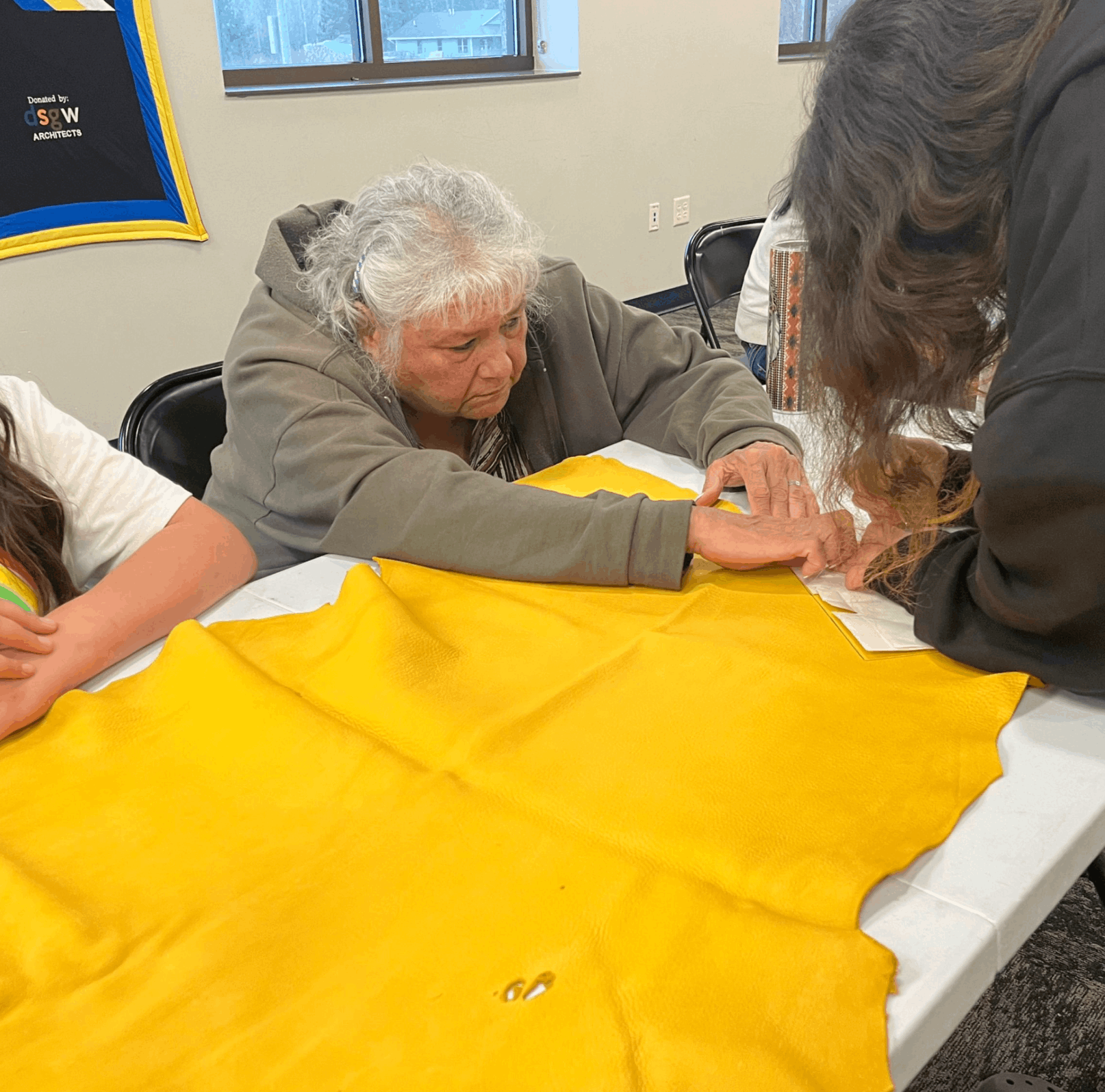Women stitching